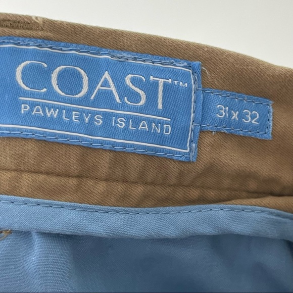 COAST Pawleys Island Twill Khaki Pants 31x32 - Picture 6 of 9